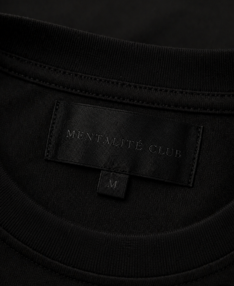 Le Standard — T-shirt Noir 280 g/m²