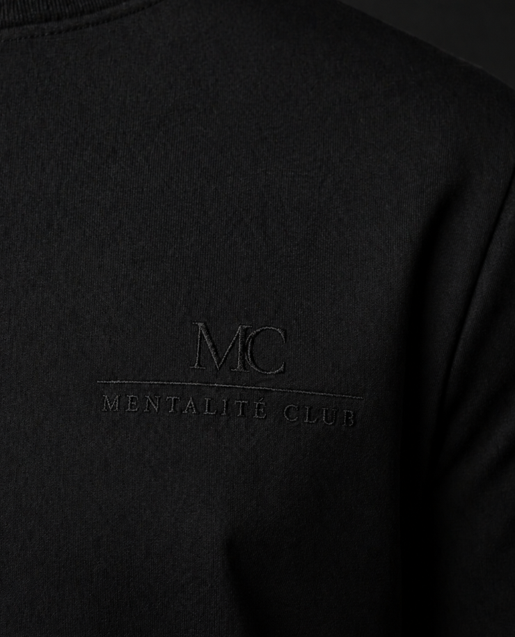 Le Standard — T-shirt Noir 280 g/m²