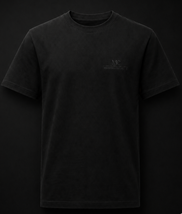 Le Standard — T-shirt Noir 280 g/m²