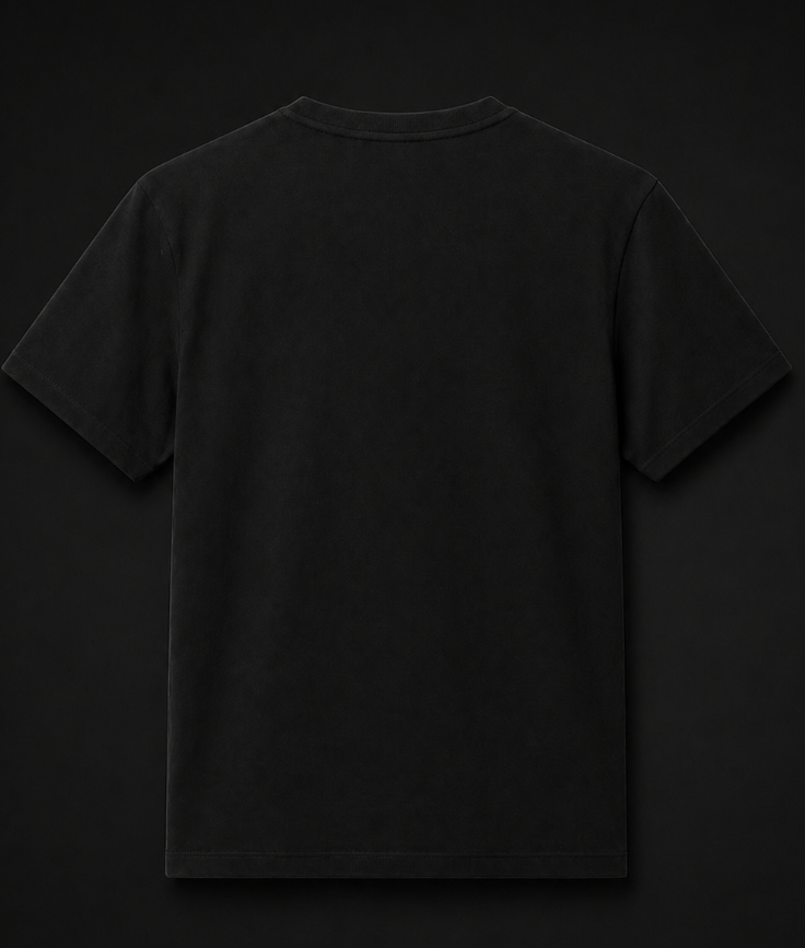 Le Standard — T-shirt Noir 280 g/m²