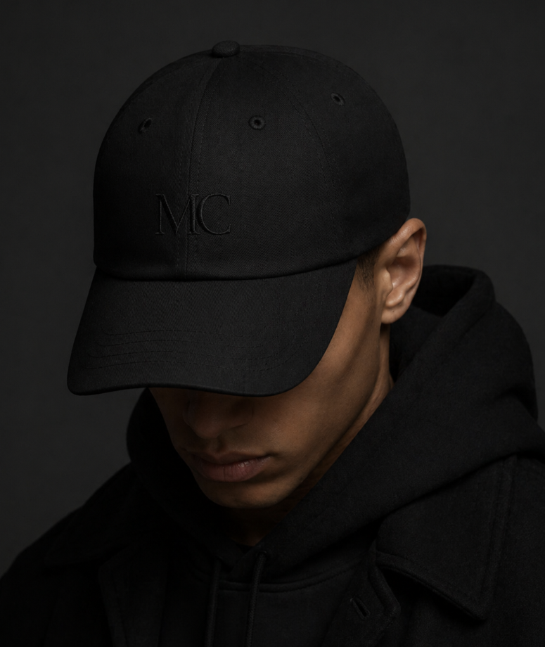 La Signature — Casquette Brodée Noir Profond
