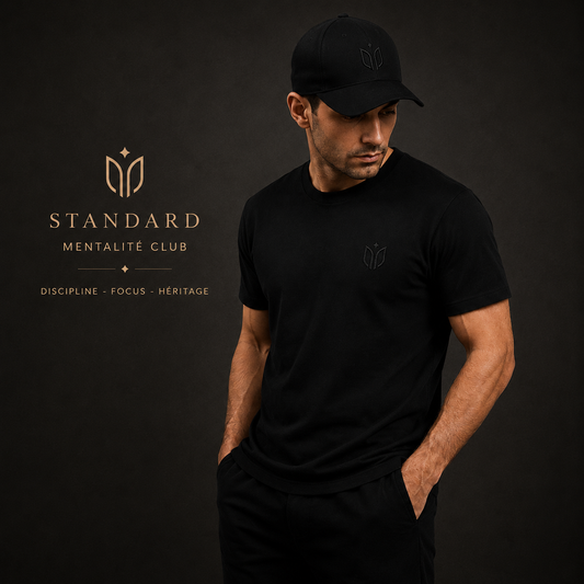 Le Standard — T-shirt Noir 280 g/m²