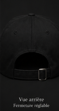 La Signature — Casquette Brodée Noir Profond